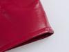 2025 Spring Women's Red Glossy Leather Lapel Jacket – European & American Style