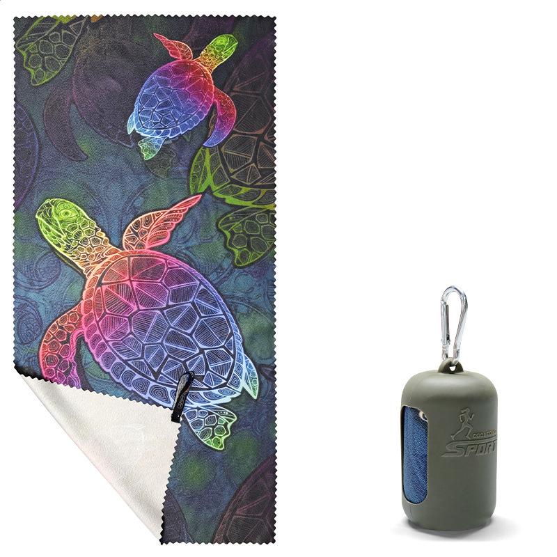 

Ocean Elements Quick-Dry Sports Towel: Portable, Absorbent, Ideal for Kids & Adults in Travel, Fitness & Outdoor Activities 40x80cm