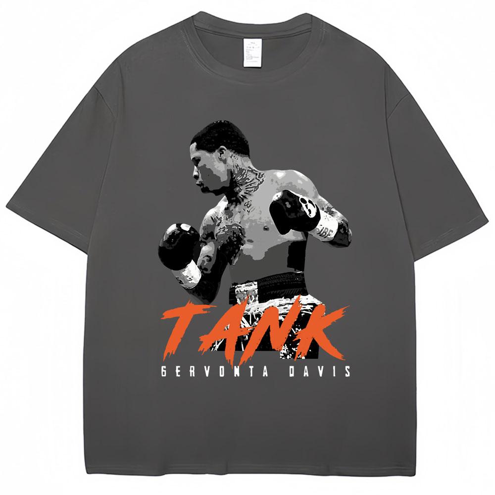 Tank Gervonta Davis Graphic T Shirts Vintage Cool Classic Summer T Shirt Oversized Cotton Men Women Boxing T-shirt