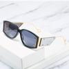 Sunglasses, Trendy Personalized Wooden Nails, Side Lens Glasses, The Same Large-Frame Sunglasses.