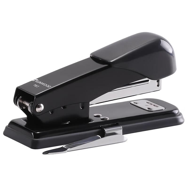 Sanmu P83 Durable Metal Stapler with Built-in Remover CN plug (adapter included)