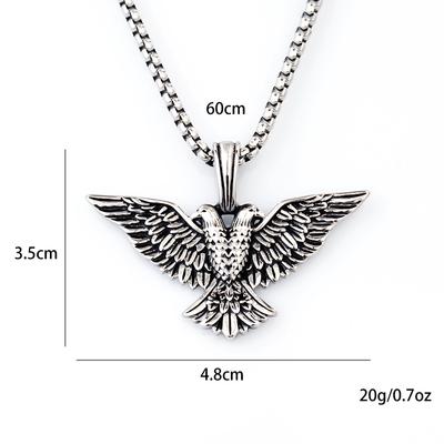 Collier Rétro Gothique Ailes d'Ange Mystiques Pendentif Ailes pour Hommes et Femmes