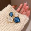 New Fashion Vintage Resin Geometric Drop Earrings for Women Daily Accessories Charms Pendant  Party Anniversary Gifts