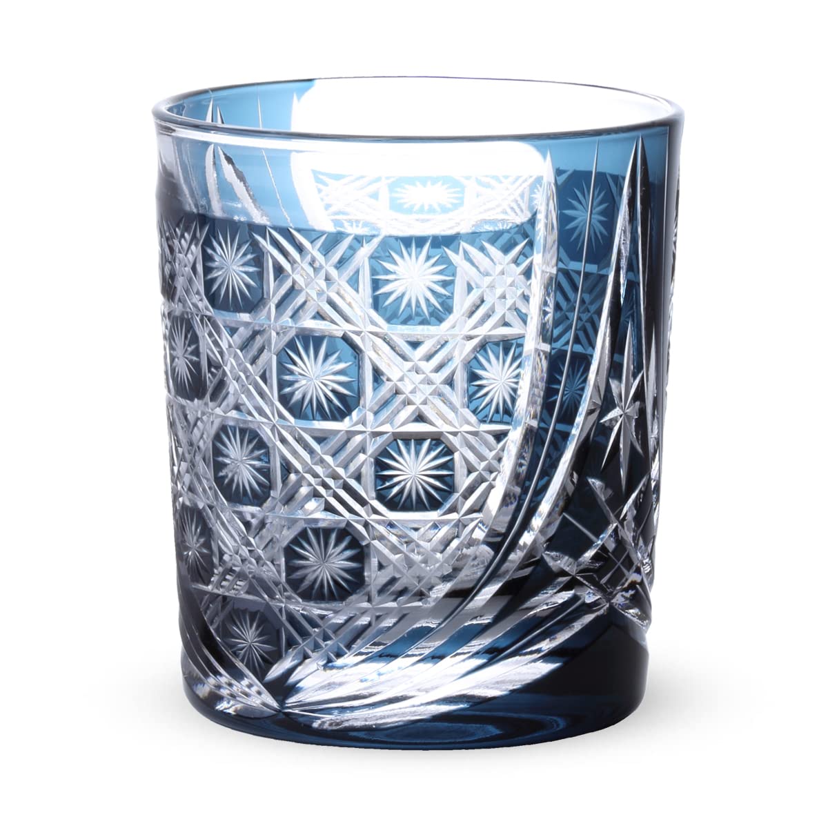 

Ретро Стекло Кирико Водопад Чернила Течение Модель J-kitchens Чашка, 80xВ90мм, 280мл, Узор, Синий, Касё,