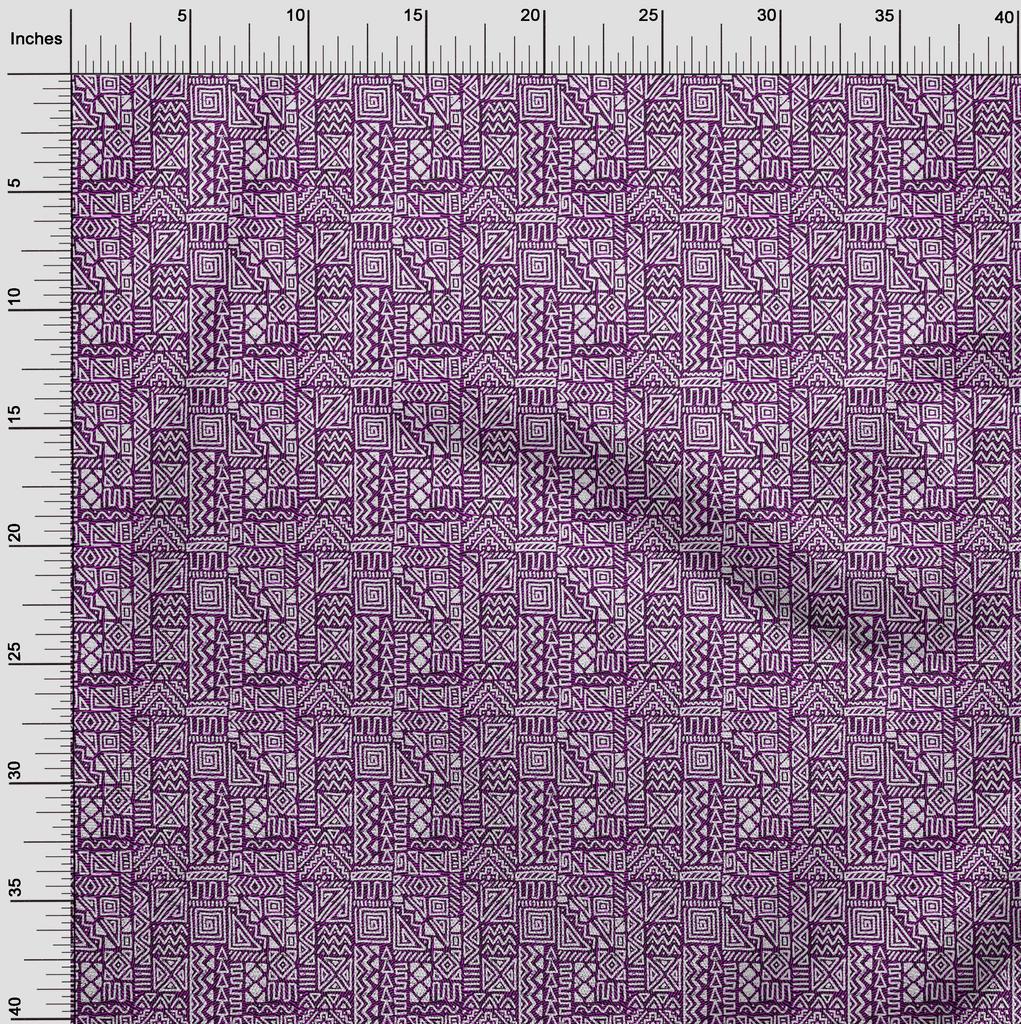 oneOone Cotton Flex Black Fabric African  Fabric For Sewing Printed Craft Fabric By The Yard 40 Inch