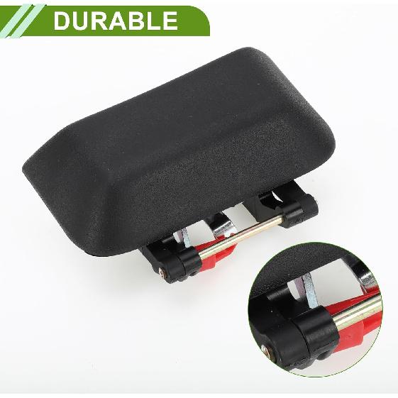 No.5115827AF Car Exterior Door Handle for Jeep Compass 4 Cyl 2.0L, 4 Cyl 2.4L 2007-2017 Black Left ABS 1 Pc