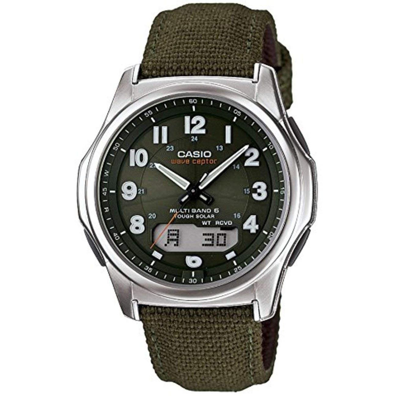 Casio Wristwatch Wave Scepter Radio Solar WVA-M630B-3AJF Mens Green