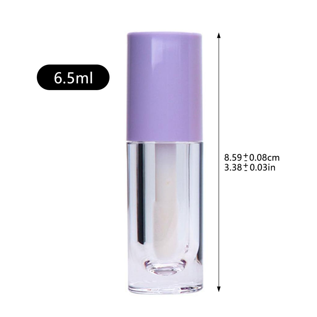 6.5ml DIY Lip Balm Tube Container With Cap Empty Lipstick Bottle Refillable Lip Gloss Tube Cosmetic Sample Container 1Pc