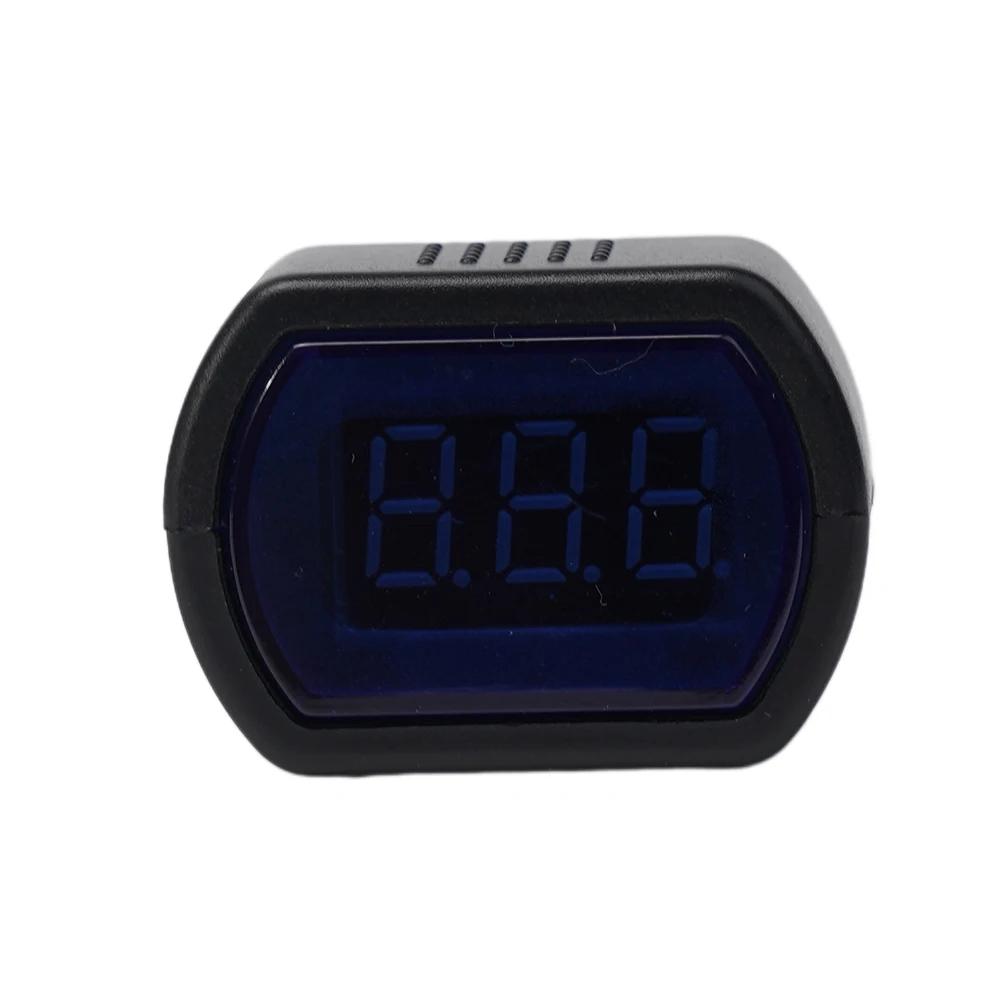 Machine Voltage Meter Battery Voltage Meter Auto Battery Black Car Digital 0-30 V 12V-24V 1PC Parts Replacement