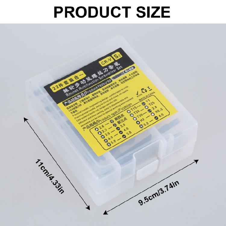 Ratcheting Screwdriver Set Screwdriver Ratchet Wrench Set With Rotatable Ratchet Handles Household Repair Tool Kit