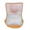 Outdoor Wicker Rattan Picnic Bag Waterproof Tableware Camping Picnic Baskets