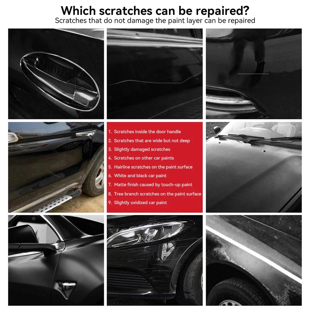 3Pcs Car Scratch Remover Paint Care Tools With Sponge Car Body Paint Care Kit Repair Polishing Auto Body Grinding Compound
