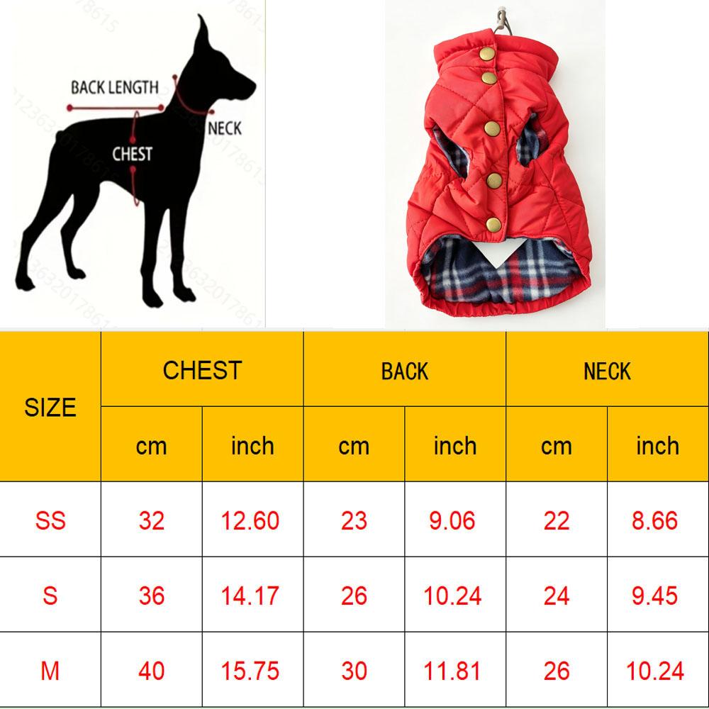 Windproof Dog Coat, Warm Dog Jacket with Built-in Harness, Fleece Lined Cold Weather Coat with Zipper for Winter, Cold Weather