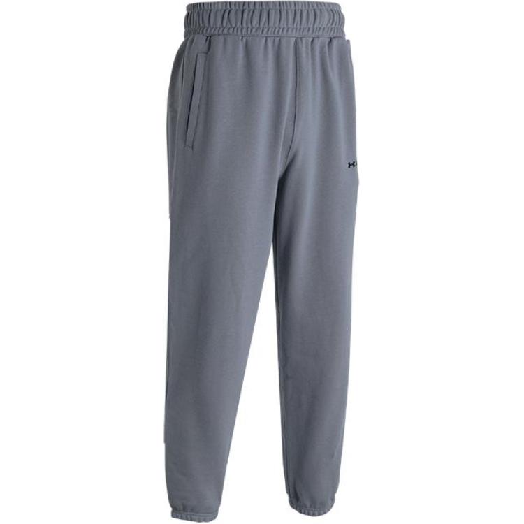 

Under Armour Однотонные мужские спортивные брюки с вышитым логотипом и эластичной талией, серые 1376613-035 L