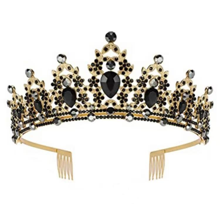 Bride's Crown Headwear  Alloy Rhinestone Hair Band Wedding Crown  Birthday Hair Accessory  Style Headband Accessory