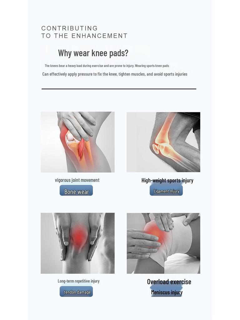 Hercules 7mm Neopren Knäskydd för Styrketräning, Tyngdlyftning och Knäböj - Unisex Stöd.