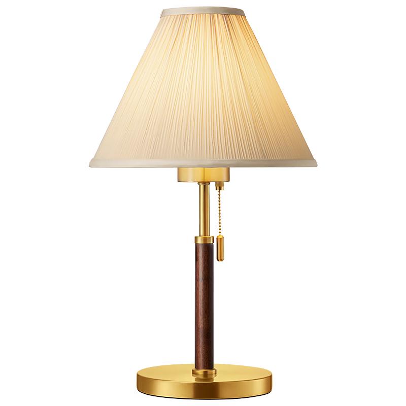 Paulmann Retro Walnut Table Lamp