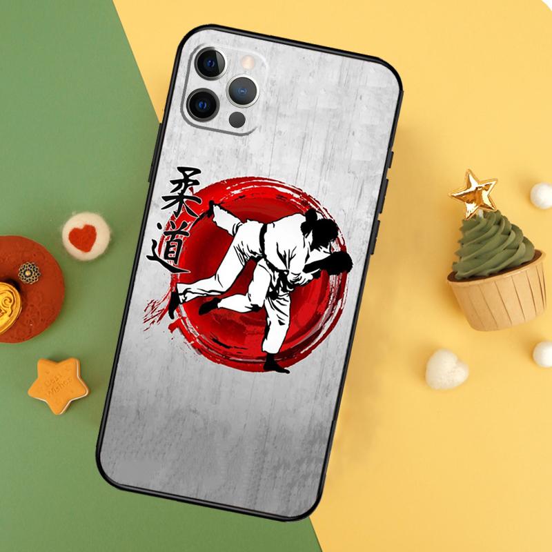 Judo Taekwondo Karate Case For iPhone 13 12 Mini 11 14 16 15 Pro Max 7 8 Plus X XR XS Max Back Cover