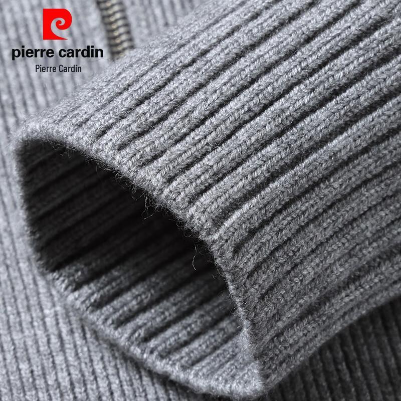 Pánský kašmírový pletený kardigan se stojáčkem Pierre Cardin