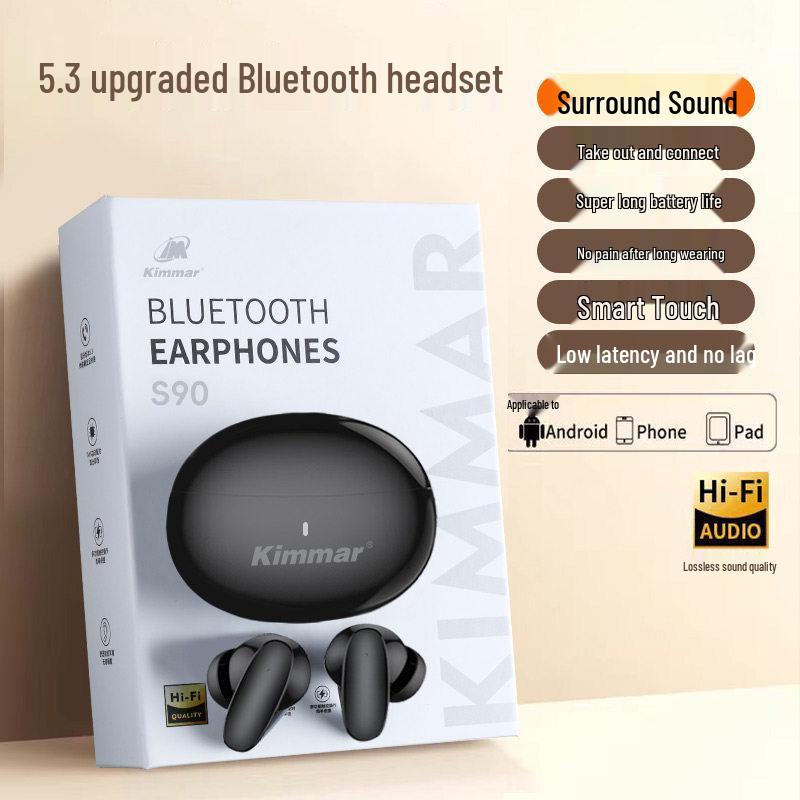 High-Quality In-Ear Noise-Cancelling Bluetooth Earphones with Long Battery Life for Android, Xiaomi, and Apple.