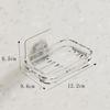 Non-punching Soap Box Wall-mounted Toilet Soap Rack Bathroom Wall Drain Soap Rack
