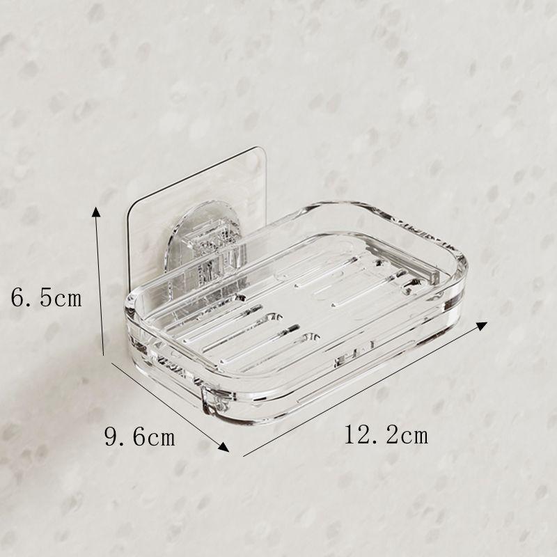 Non-punching Soap Box Wall-mounted Toilet Soap Rack Bathroom Wall Drain Soap Rack