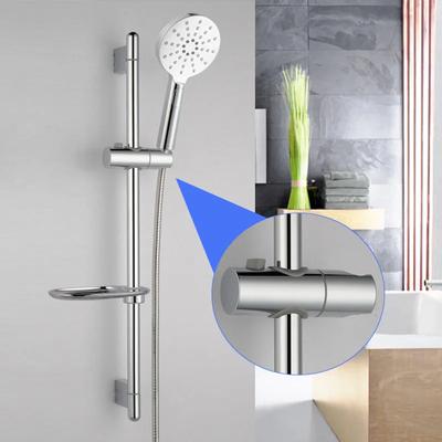 304 Stainless Steel Universal Shower Head Holder Adjustable 22~25mm Rail Holder Bathroom Accessories Shower Mounting Brackets