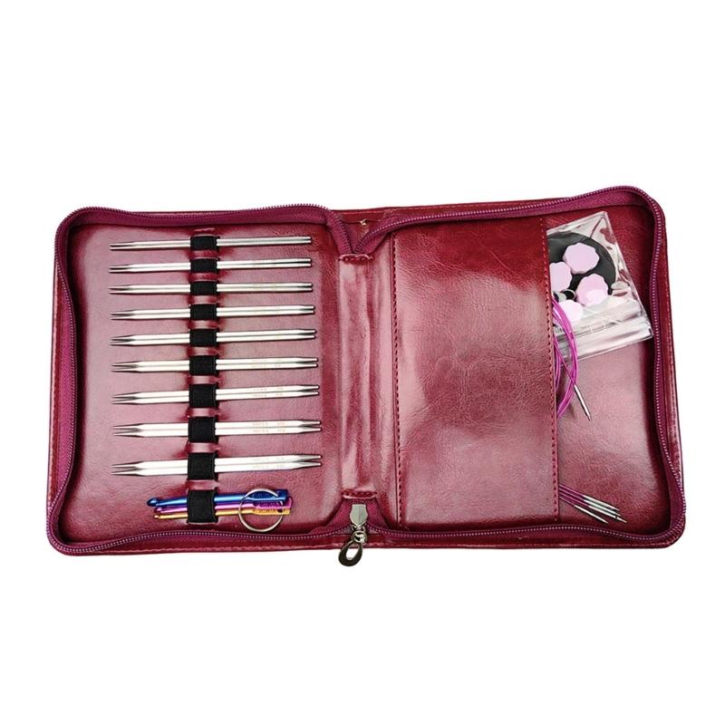 2.5-5mm Interchangeable Crochet Needle Knittings Starter Tool Knittings Needle