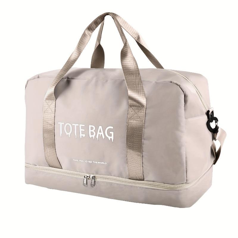 Large-Capacity Travel Bag - Lightweight Nylon, Dry/Wet Separation, Perfect for Sports, Vacations & Short-Distance Business Trips, Luggage for Travel