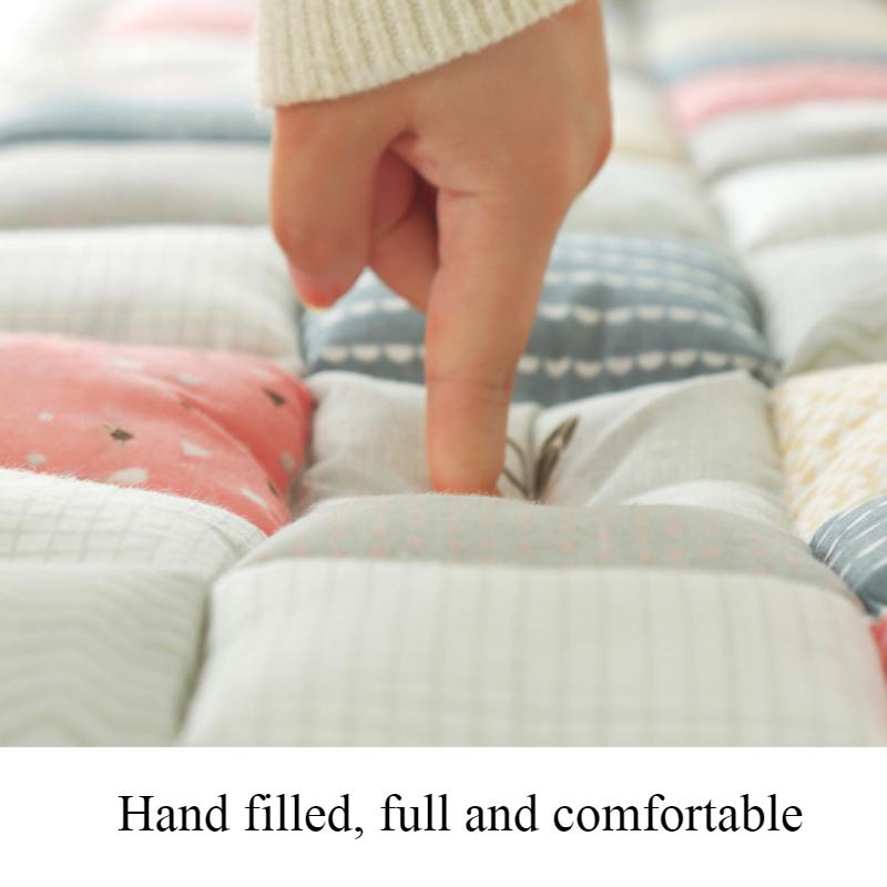 Thickened Washable Splicing Sofa Mat Home Living Room Decoration Anti Slip Bay Window Mat Comfortable Soft High-quality Printed Dyed Seat Cushion