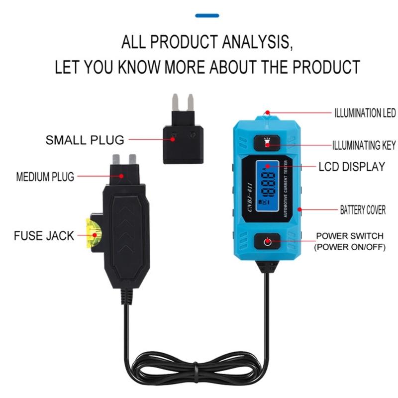 Professional Car Circuit Fault Probe Tester Current Tester Multifunctional NonContact Voltages Detector For Electricians