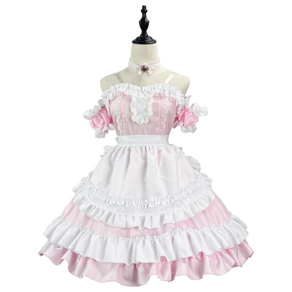 Maid Cafe Lolita Cosplay Dress – Sexy Women's Anime Role Play Outfit