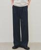 ROTEMBER [Fashion Planet X Rotember] Striped One-Pleat Wide Slacks [ 2 Colors ]