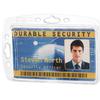 Porte-badge ouvert - Durable - 890519 - Transparent - 54 x 85 mm - Lot de 10