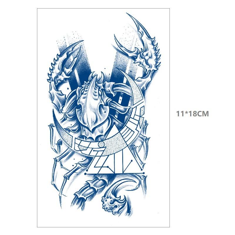 Emmy Herbal Gradual Change Water Transfer Simulation Can Not Wash Off Semi-Permanent Bow Deer Head Dream Catcher Tattoo Sticker