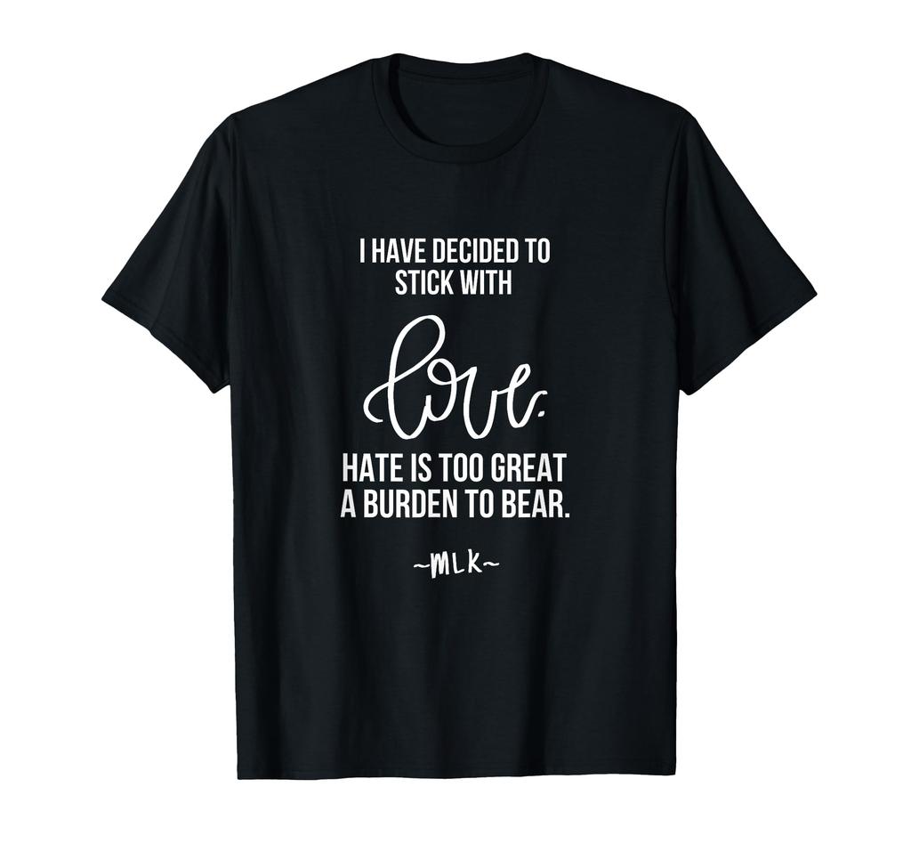 Instead of love, hate, anti-racism T-shirt
