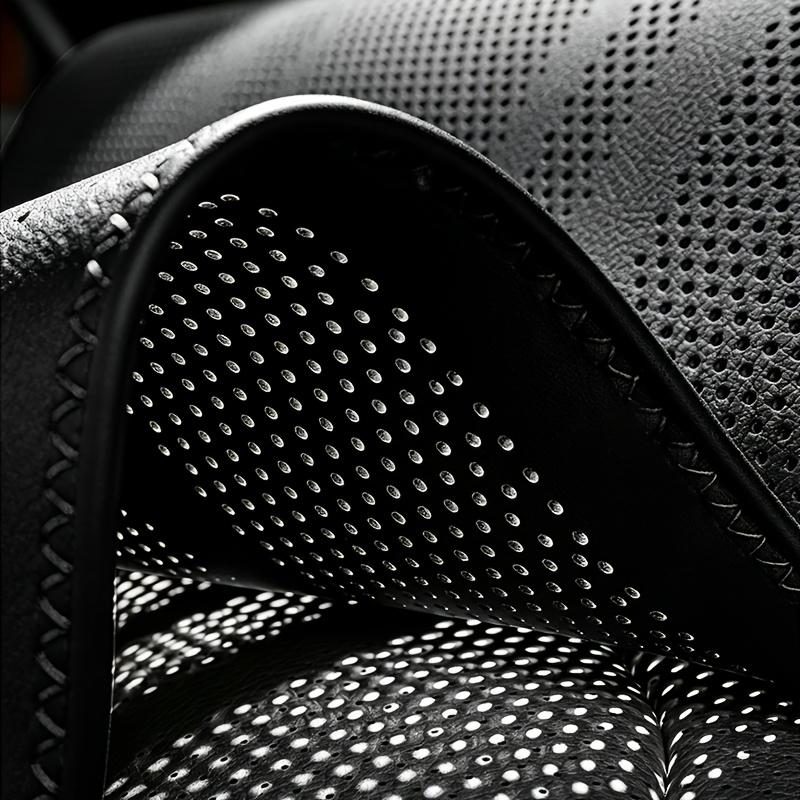 Cuscino per Sedile Auto con Poggiapiedi Esteso, Supporto per Gambe Guidatore e Passeggero, Coprisedile Auto Universale, Coprisedile Auto Traspirante Antiscivolo in Pelle PU