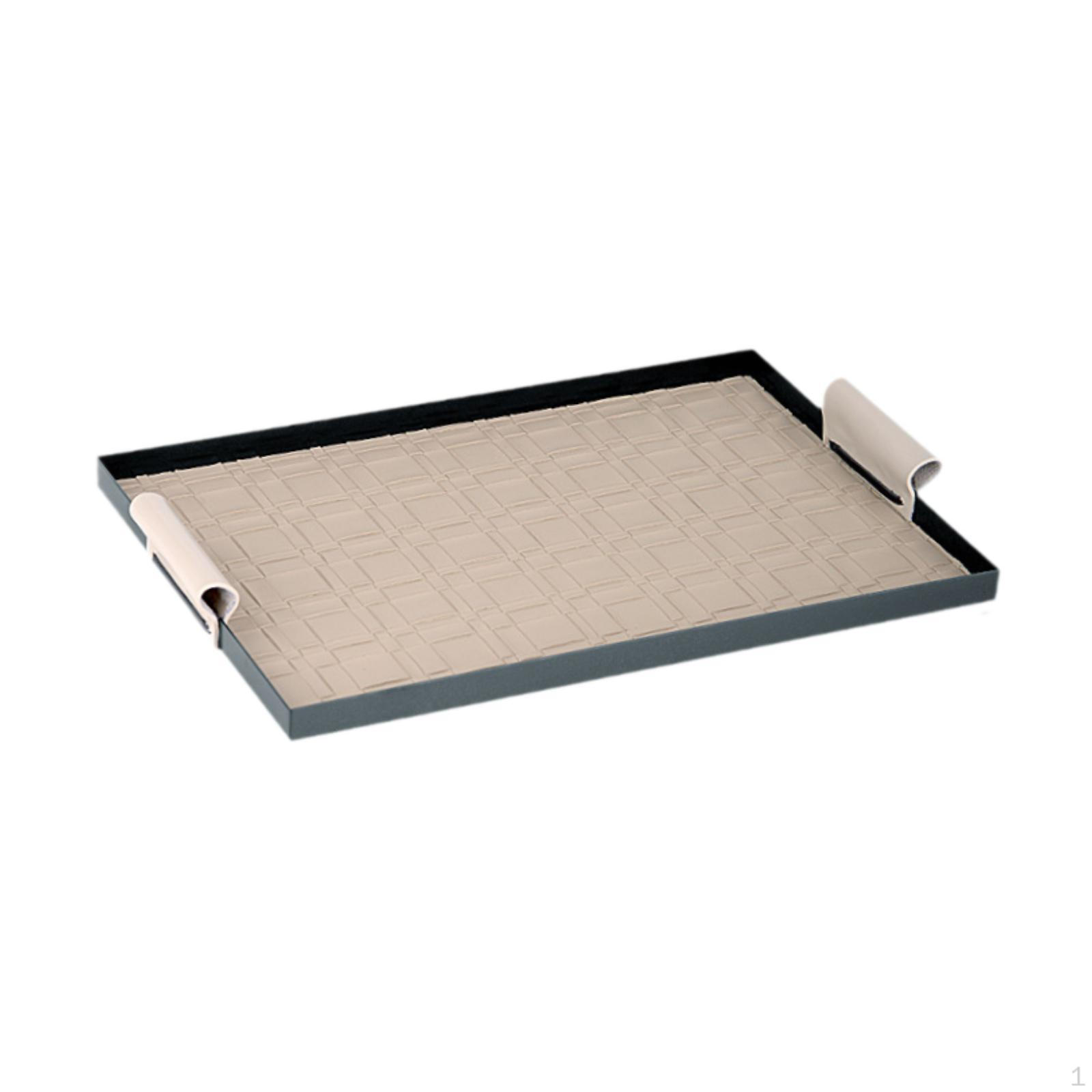 

Поднос для сбора вещей, дисплей для туалетного столика, портативный держатель для ювелирных изделий, сервировка для стойки, домашняя столовая белый