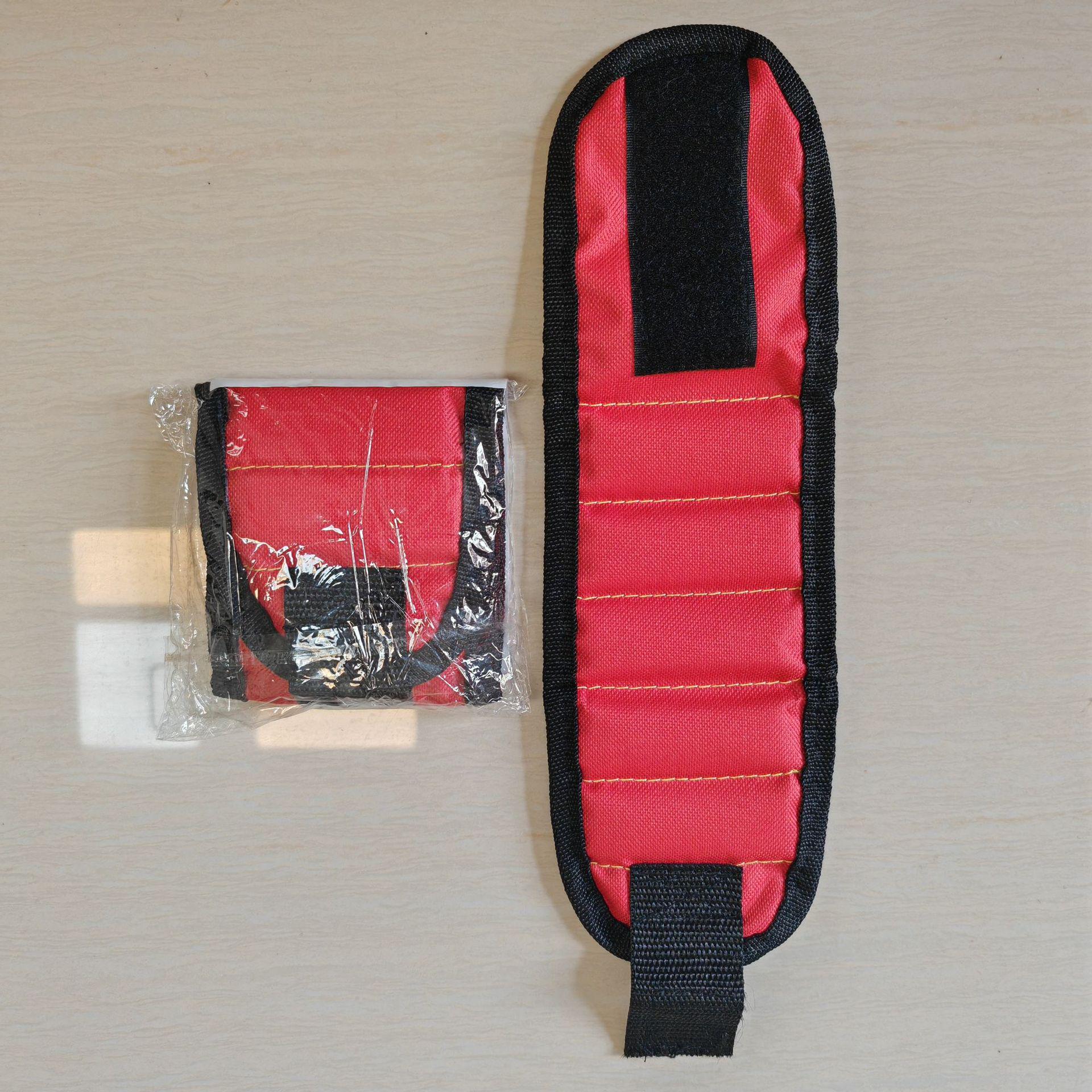 

Магнитный браслет высокой прочности для электриков - Магнитный браслет 2300 Гс China Red*5 rows*10 magnets