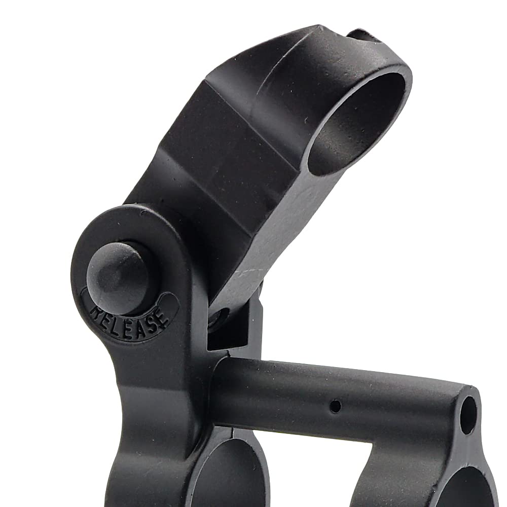 Ryohin Buhin Flip-Up Front Sight, SPR Type, Metal, Black, for M4 and M16 Electric Guns