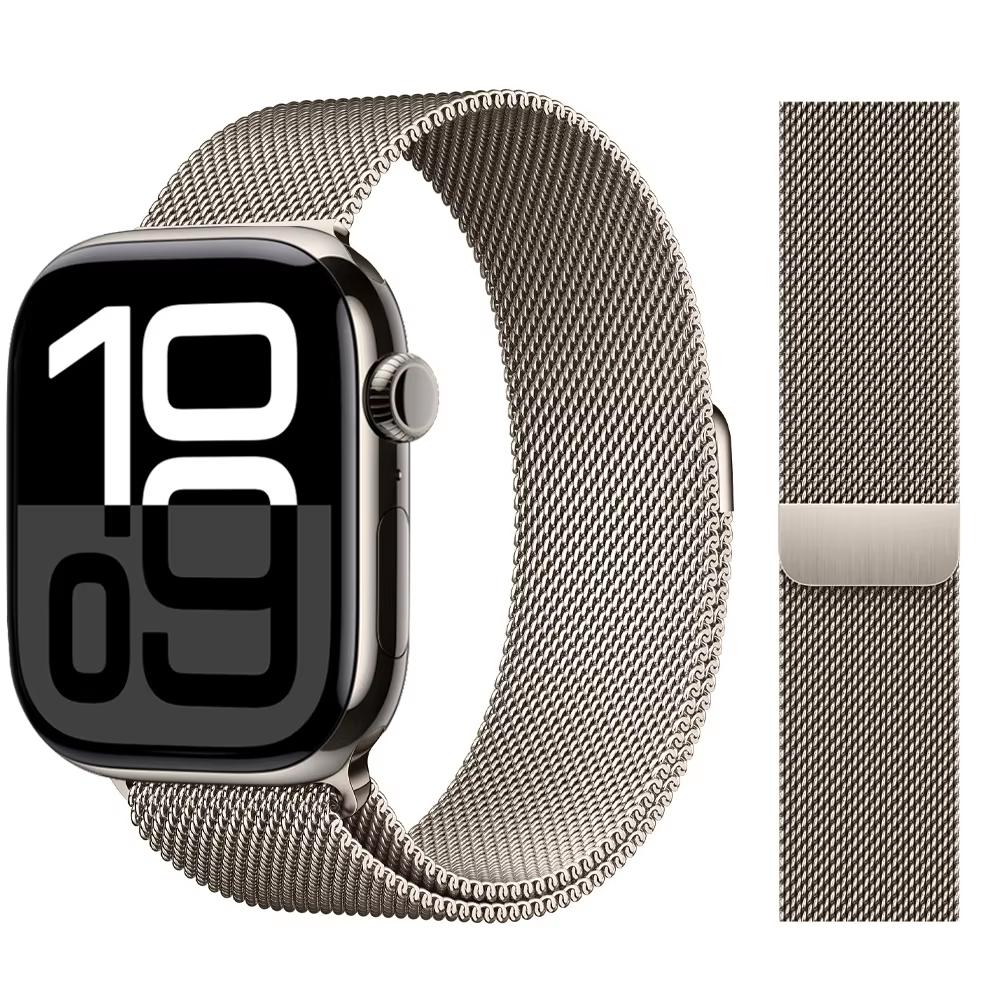 Strap For Apple Watch Band 46mm 44mm 45mm 40mm 42mm 41mm 49mm Milanese Loop correa Bracelet iWatch Series 11 10 Ultra 2 9 8 SE 3