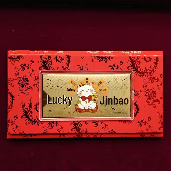 Year of the Horse 999 Gold Note 10mg - New Year Valentine's Gift for Men & Women In Red Envelope