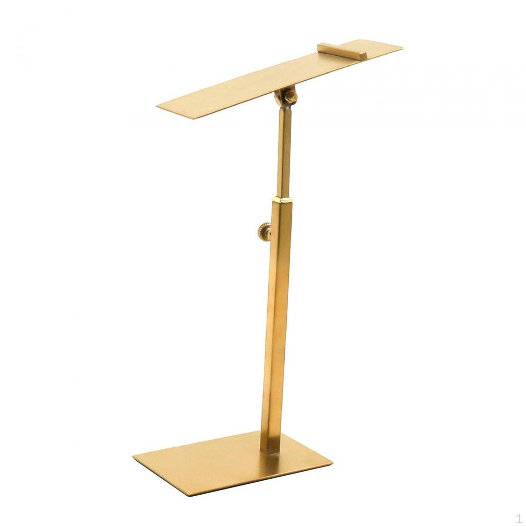 Leather Shoe Display Stand, Adjustable Sales Shelf, Window Stand for Sandals, High Heels,