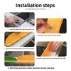 Placa retenedora de agua para fregadero con ventosa, protector anti-salpicaduras de agua para encimera de cocina, tira extendida retenedora de agua para lavabo de baño