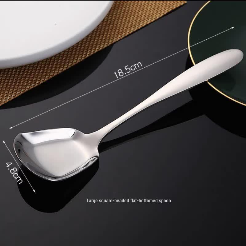 Qianxing 304 Stainless Steel Deep Soup/Rice Spoon Set