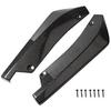 2Pcs Car Universal Rear Bumper Lip Diffuser Splitter Canard Protector Universal Front Bumper Lip Body Kit Front Bumper Side Skirt Spoiler Splitter