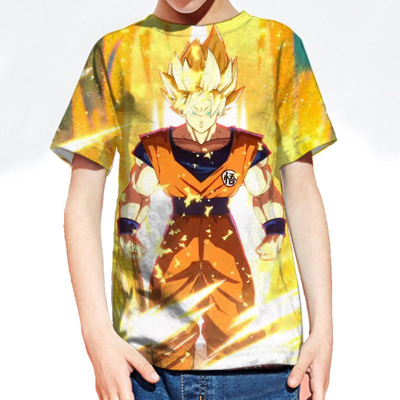 Trendy Pánské Dámské Oblečení Trička Anime Série Dragon Ball 3D Digitální Tisk Trička