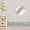 240cm Length Luxury European Style Skirting Corner Wall Sticker Bathroom Office Glass Waist Line Home Decor Waterproof Floor Waveguide Art Wallpaper