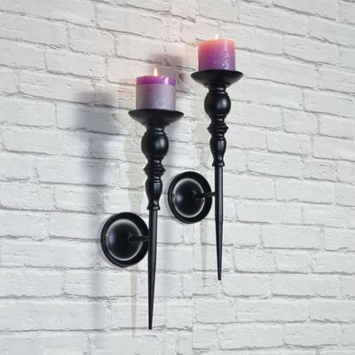 2pcs Wall Sconce Candle Holder,Scepter Design Metal Wall Candle Holder,Home Wall Decoration for Living Room,Bathroom,Dining Room