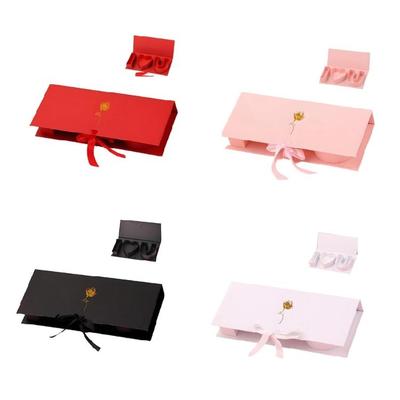 Decorative Letter Gift Boxes Cardstock Flower Packaging Box For Birthday Valentines Day Mother's Day Gift Wrapping